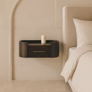 Comodino Sospeso Curved Front
